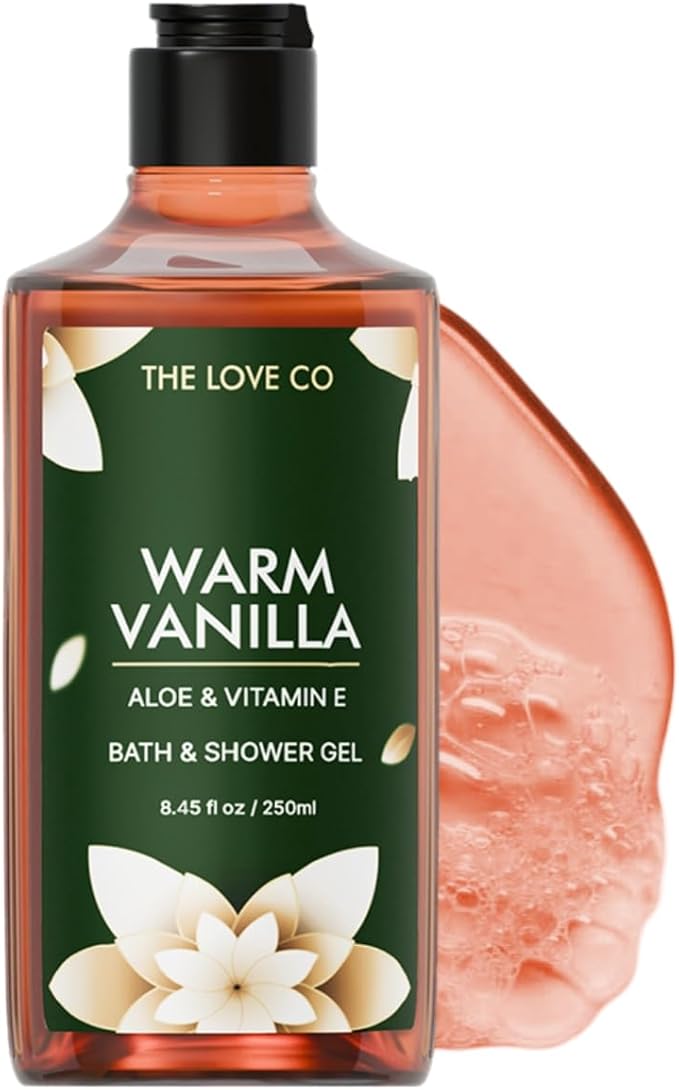 ذا لوف كو. غسول الجسم الفانيليا الدافئ من شركة لوف كو 250 مل | جل استحمام نباتي خال من الكبريتات للبشرة الناعمة والمرطبة | غسول الجسم المرطب اليومي للسيكس - Image 2